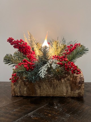 CHRISTMAS LOG LIGHT